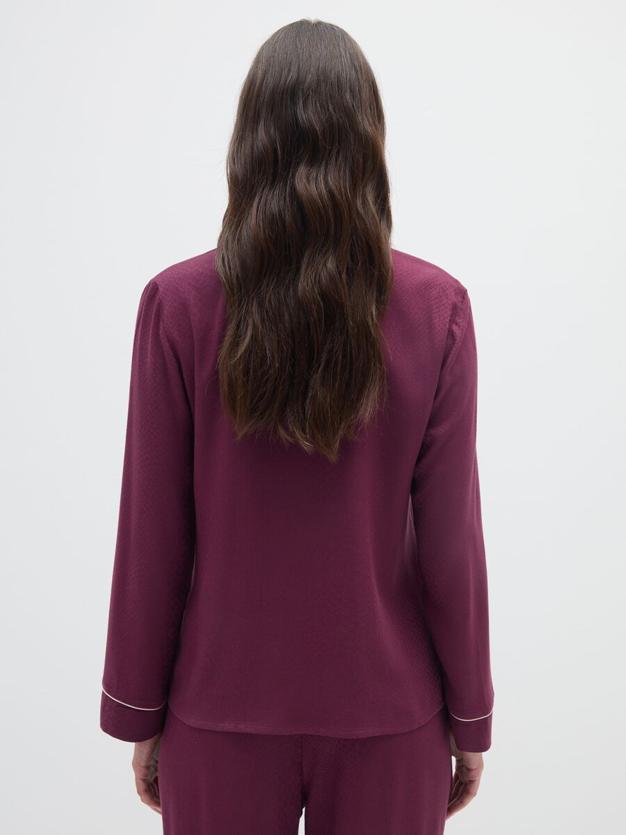 Purple Button-Up Pajama Shirt_2