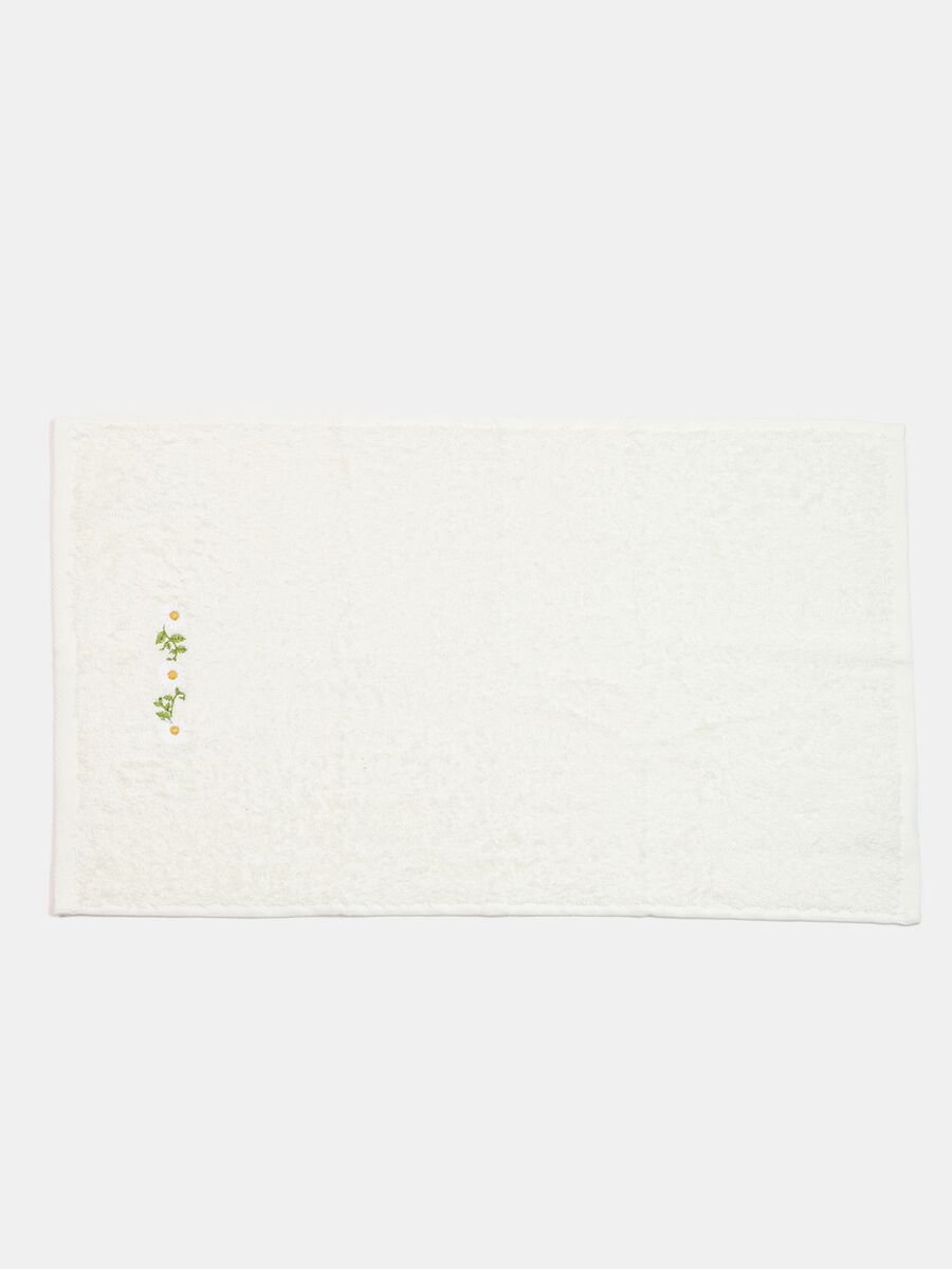 Asciugamano in puro cotone con ricamo_1