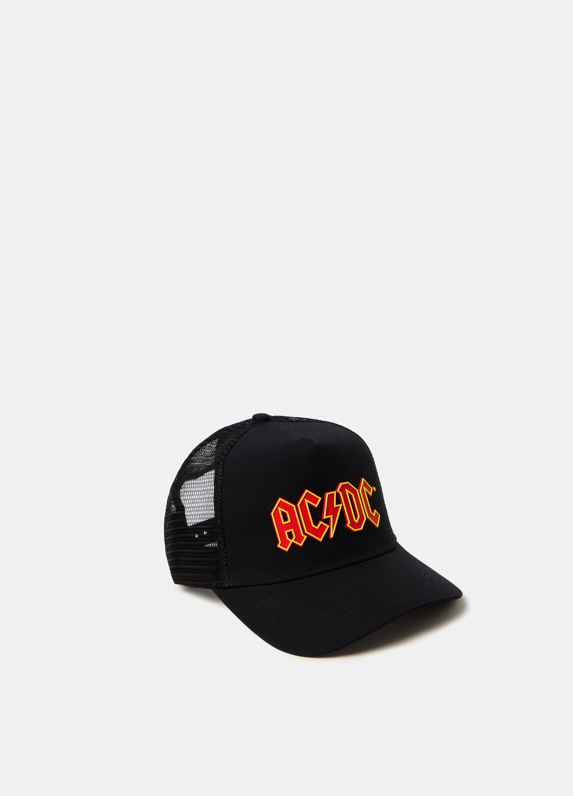 Baseball cap with AC/DC logo