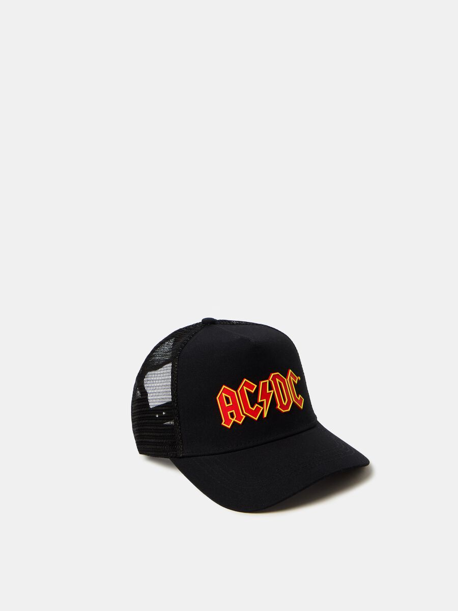Baseball cap with AC/DC logo_0