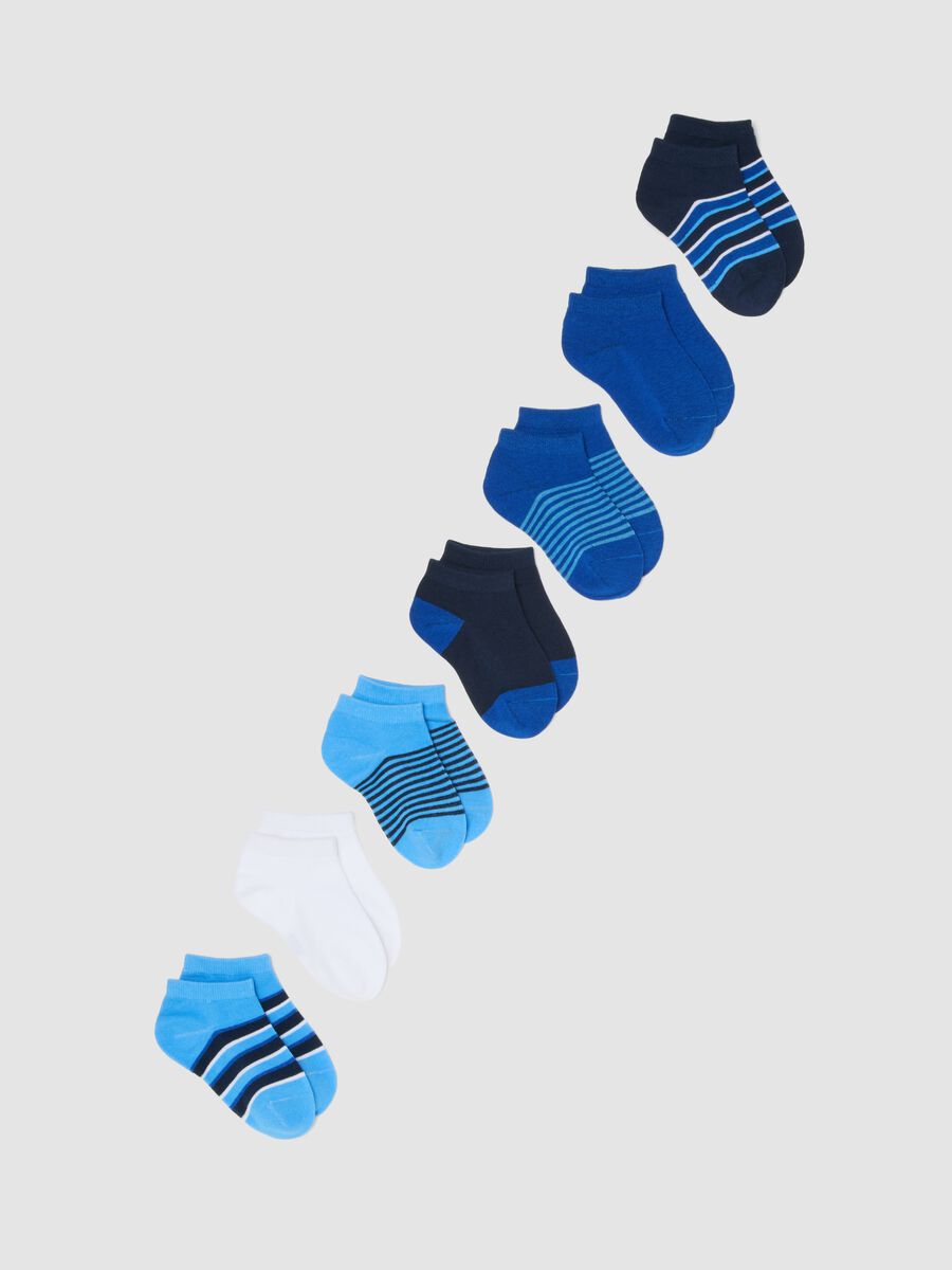 Multipack calze in misto cotone elasticizzato multicolor da bambino_0