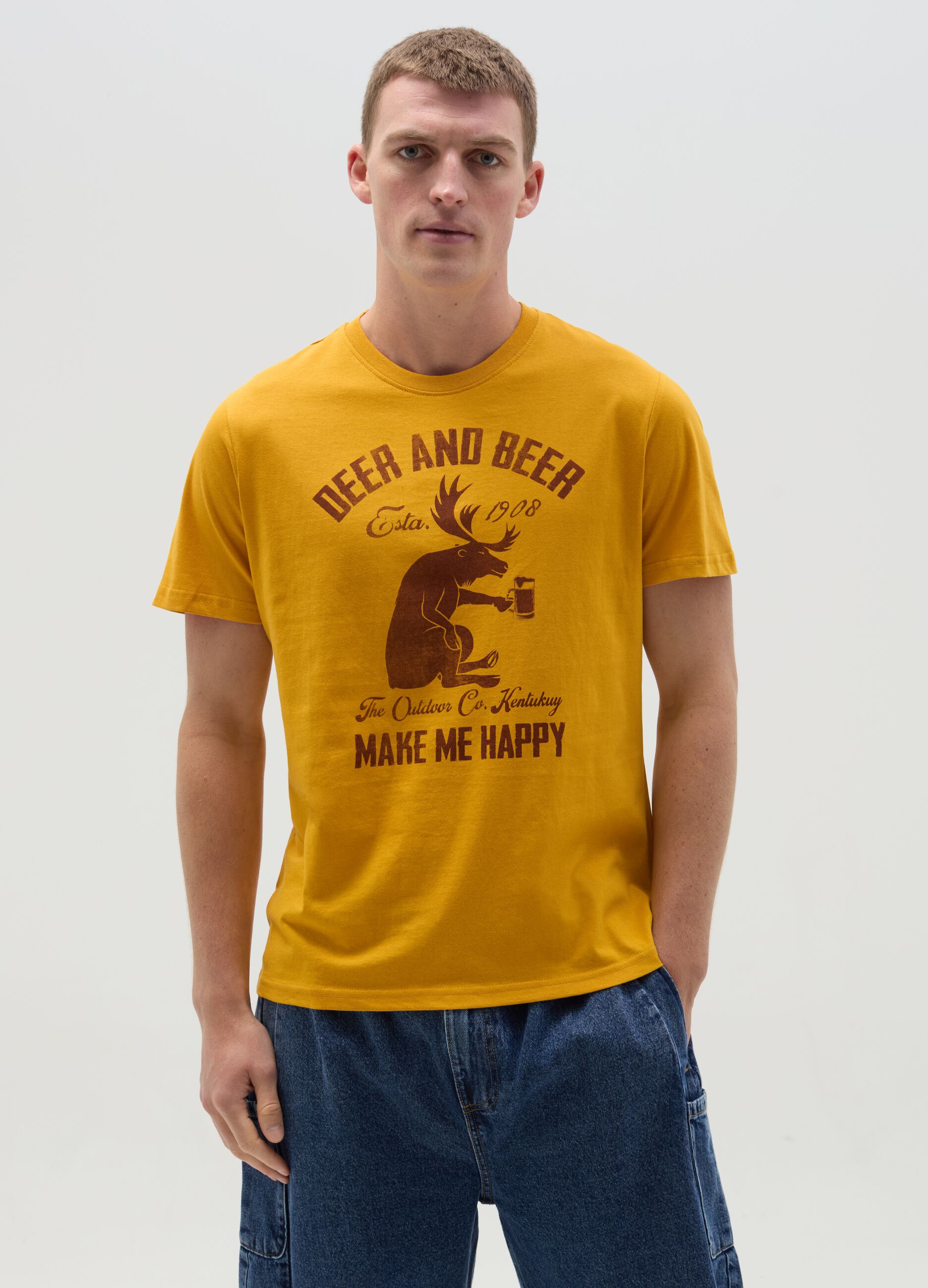 Ovs T-shirt con stampa Kentucky