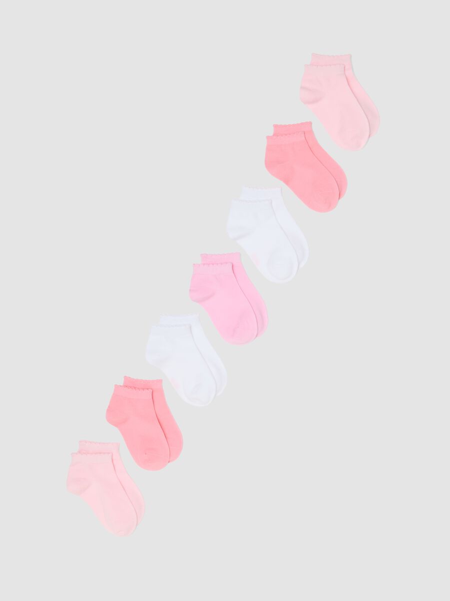 Multipack calze corte in misto cotone multicolor da bambina_0