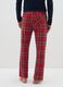 Pure Cotton Multicolour Checked Pyjama Trousers_2