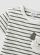 Boys&rsquo; pure cotton multicolour striped T-shirt with dog pocket_2