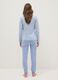 Blue striped pyjamas in pure cotton regular fit_2