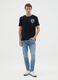 Men's Super Skinny Light Blue Denim Jeans_0