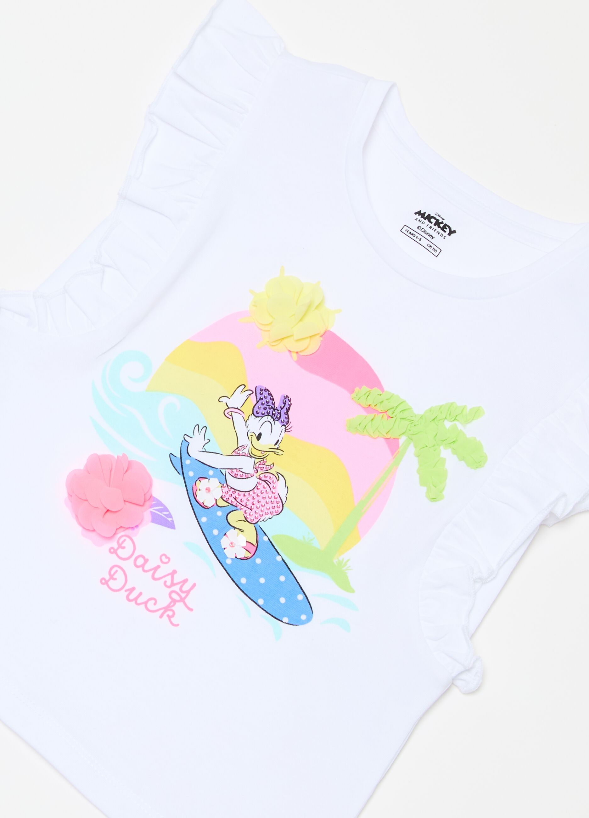 Jogging set with polka dots and Daisy Duck print