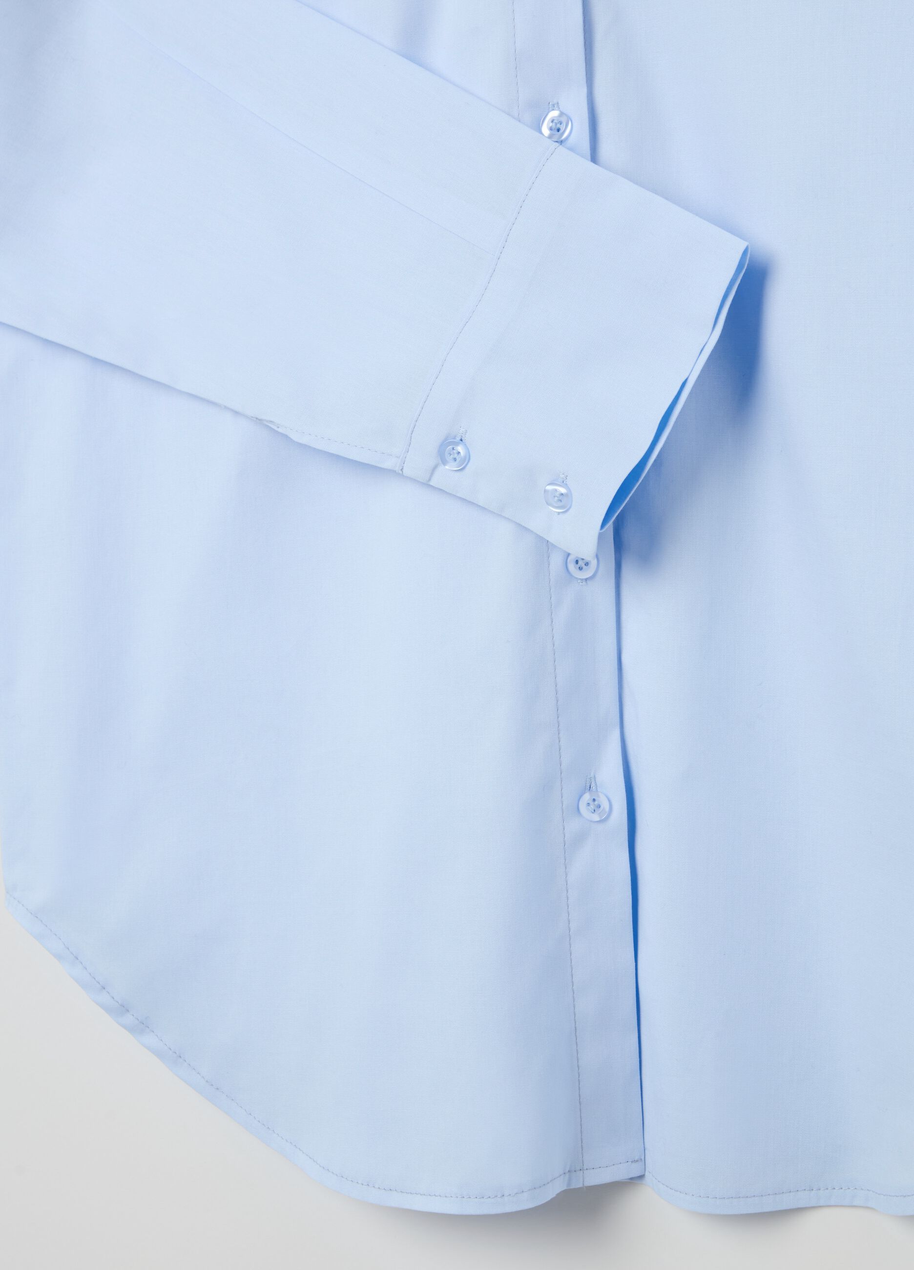 Stretch cotton shirt
