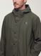Green regular-fit raincoat with zip_2