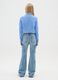 Girls' denim flare jeans_1