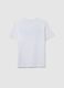 Boys' Pure Cotton White T-Shirt with Logo_1