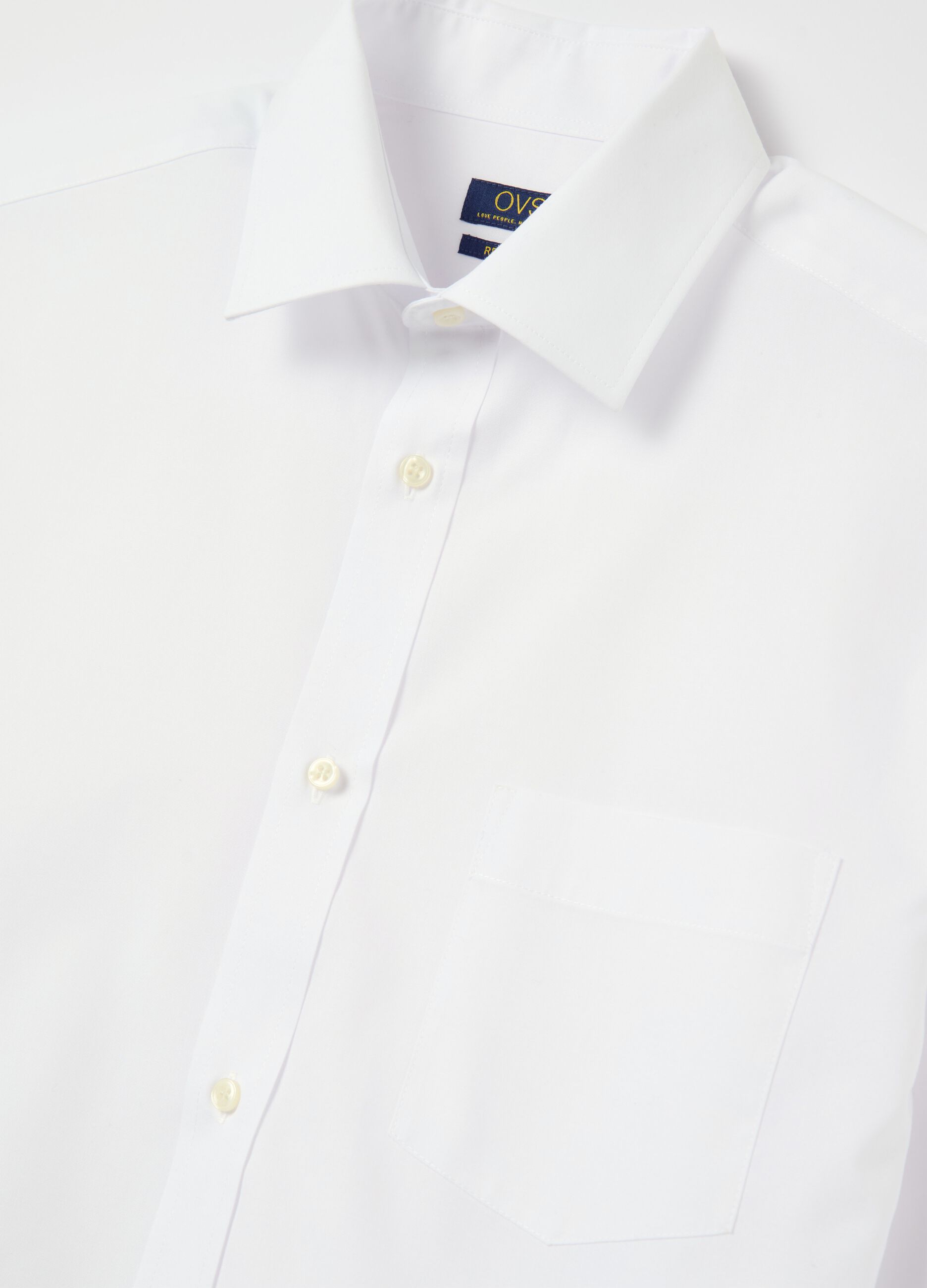 Regular-fit easy-iron shirt