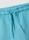 Blue pure cotton regular fit shorts for boy_2