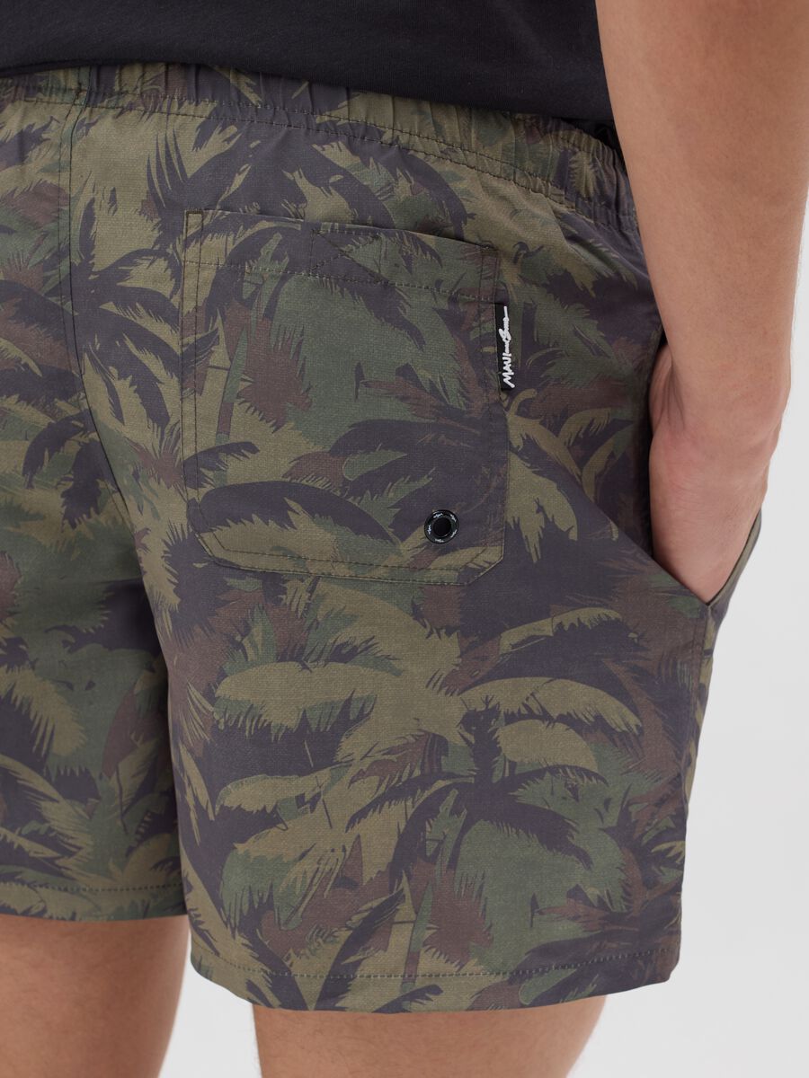 Maui Swim Shorts with Camouflage Pattern_3