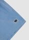 Blue swim shorts with drawstring waist_1