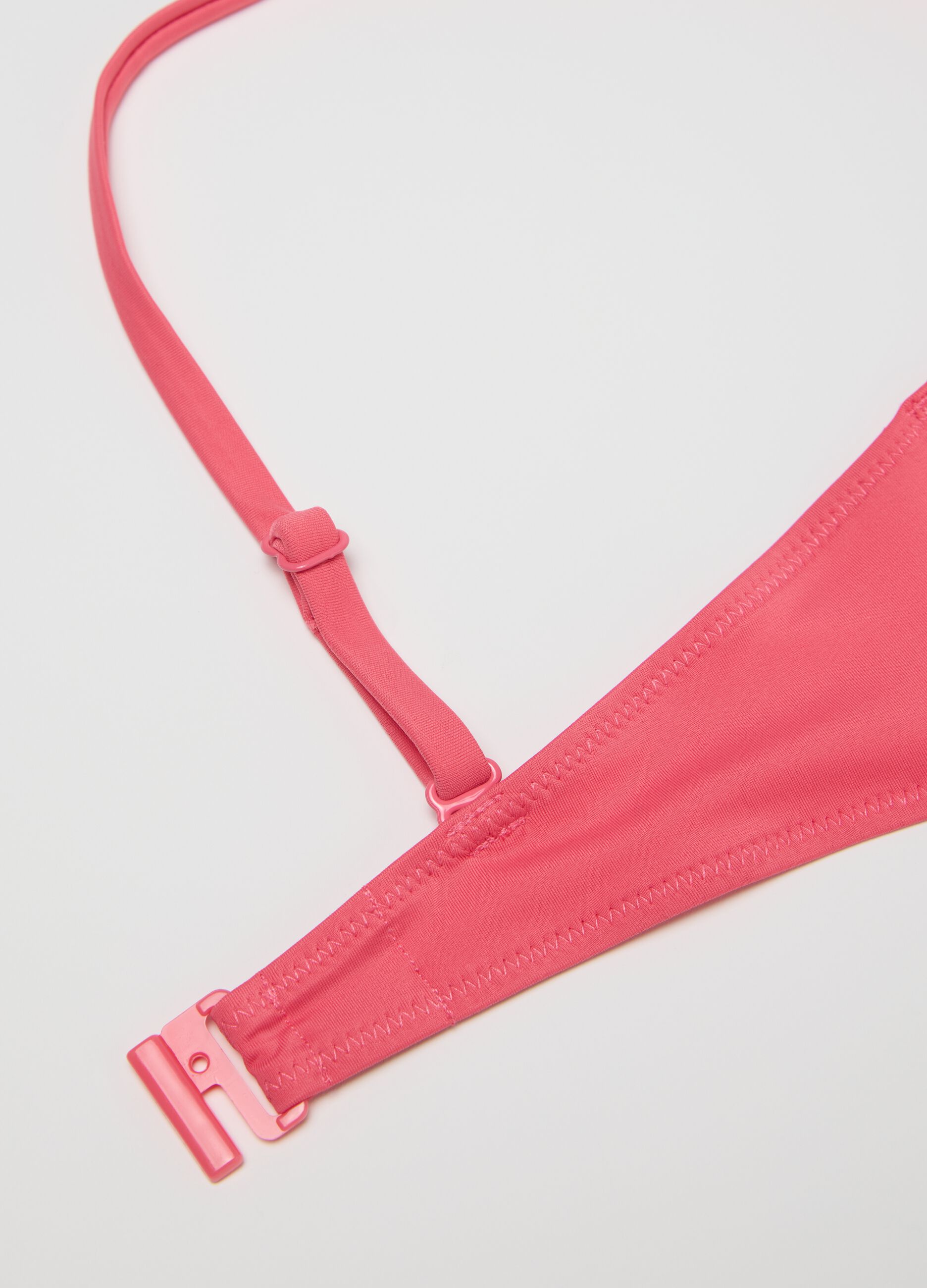 Pink bikini bralette