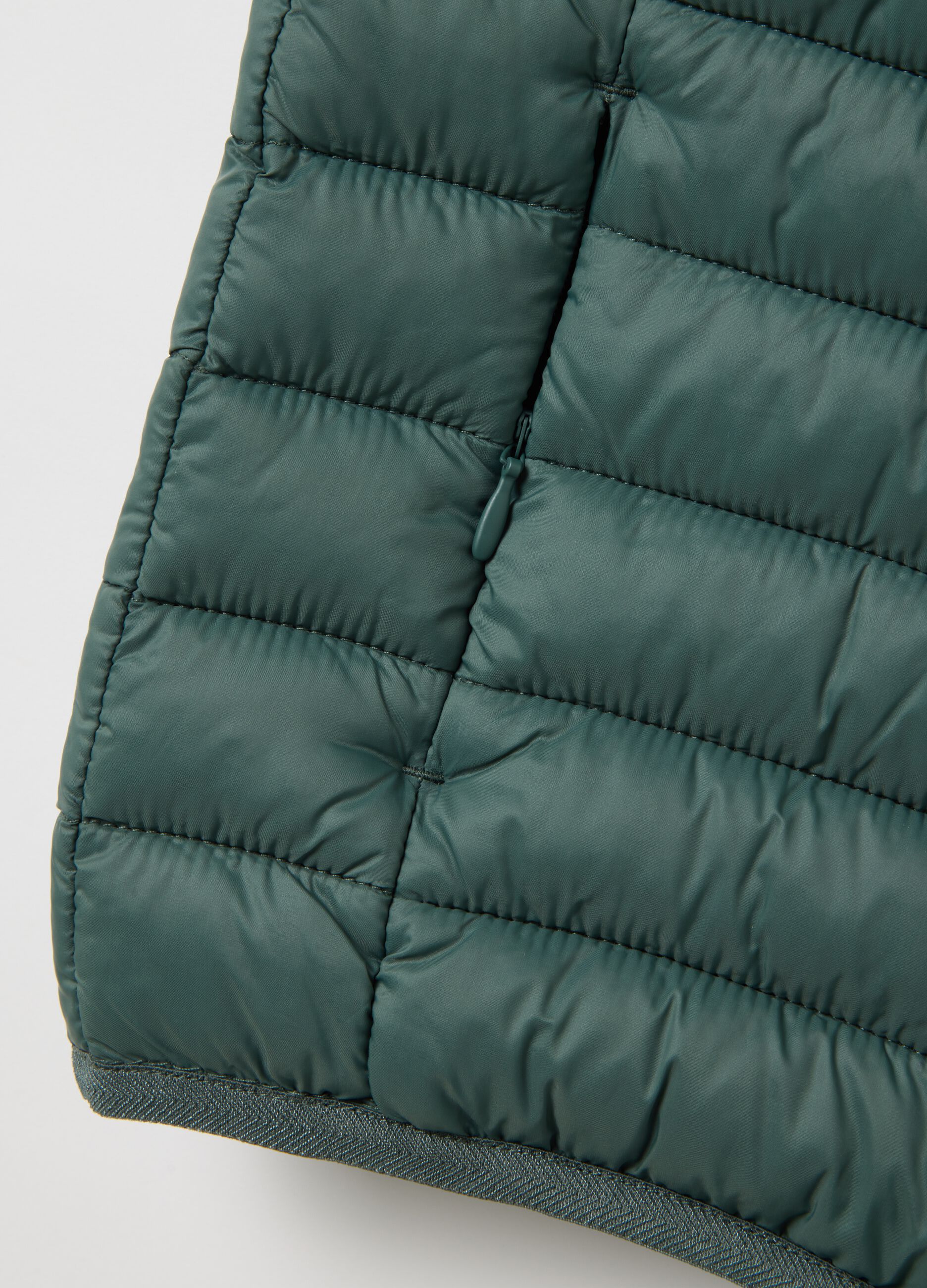 Child's waistcoat in mixed green regular fit