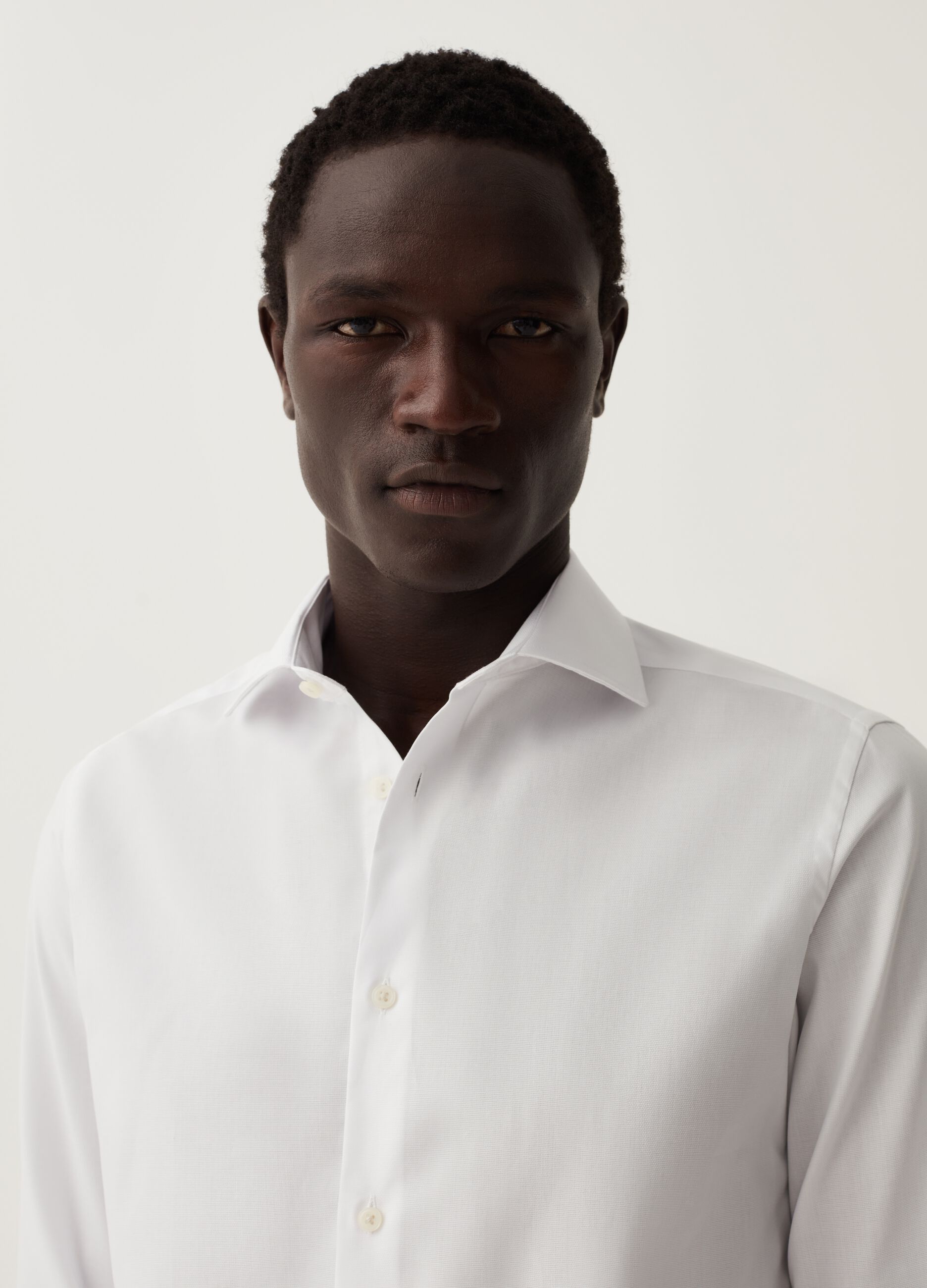 Camicia slim fit in cotone