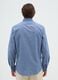 Pure Cotton Blue Regular Fit Shirt_2