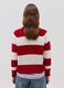 Striped knit top with mock neck_2
