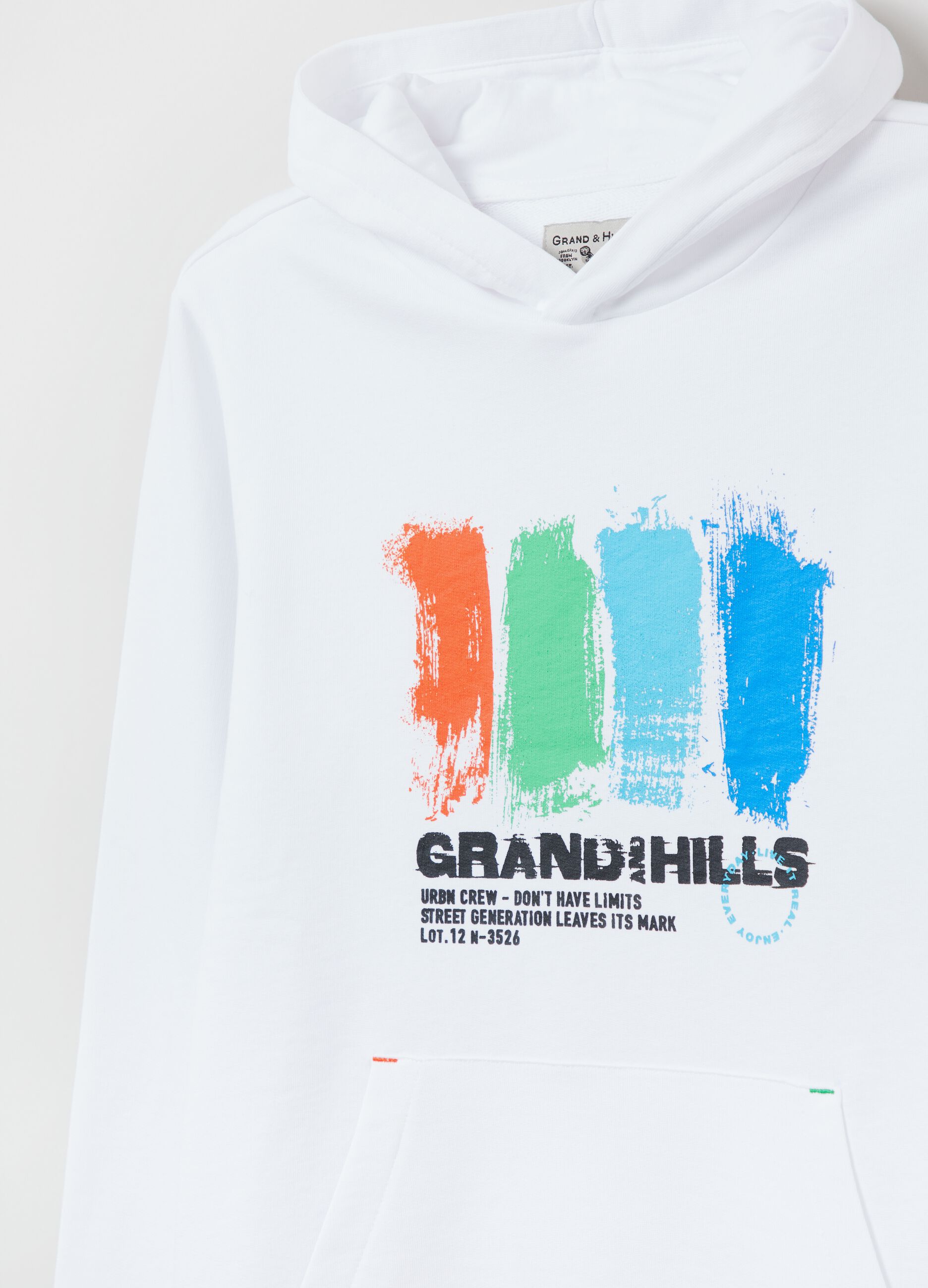 Hoodie with Grand&Hills print