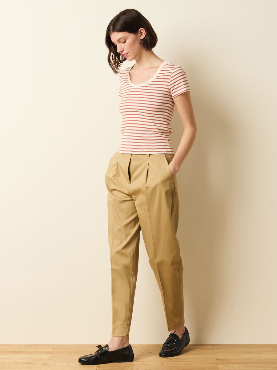 Striped cotton T-shirt_1