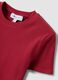 Red ribbed fitted stretch-cotton T-shirt_5