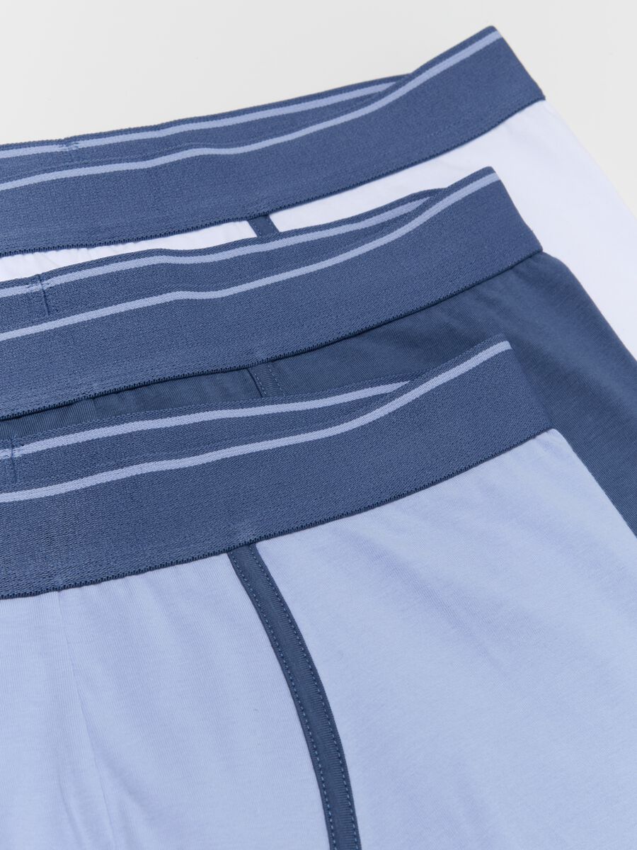 Three-pair pack midi boxer shorts in stretch cotton_5
