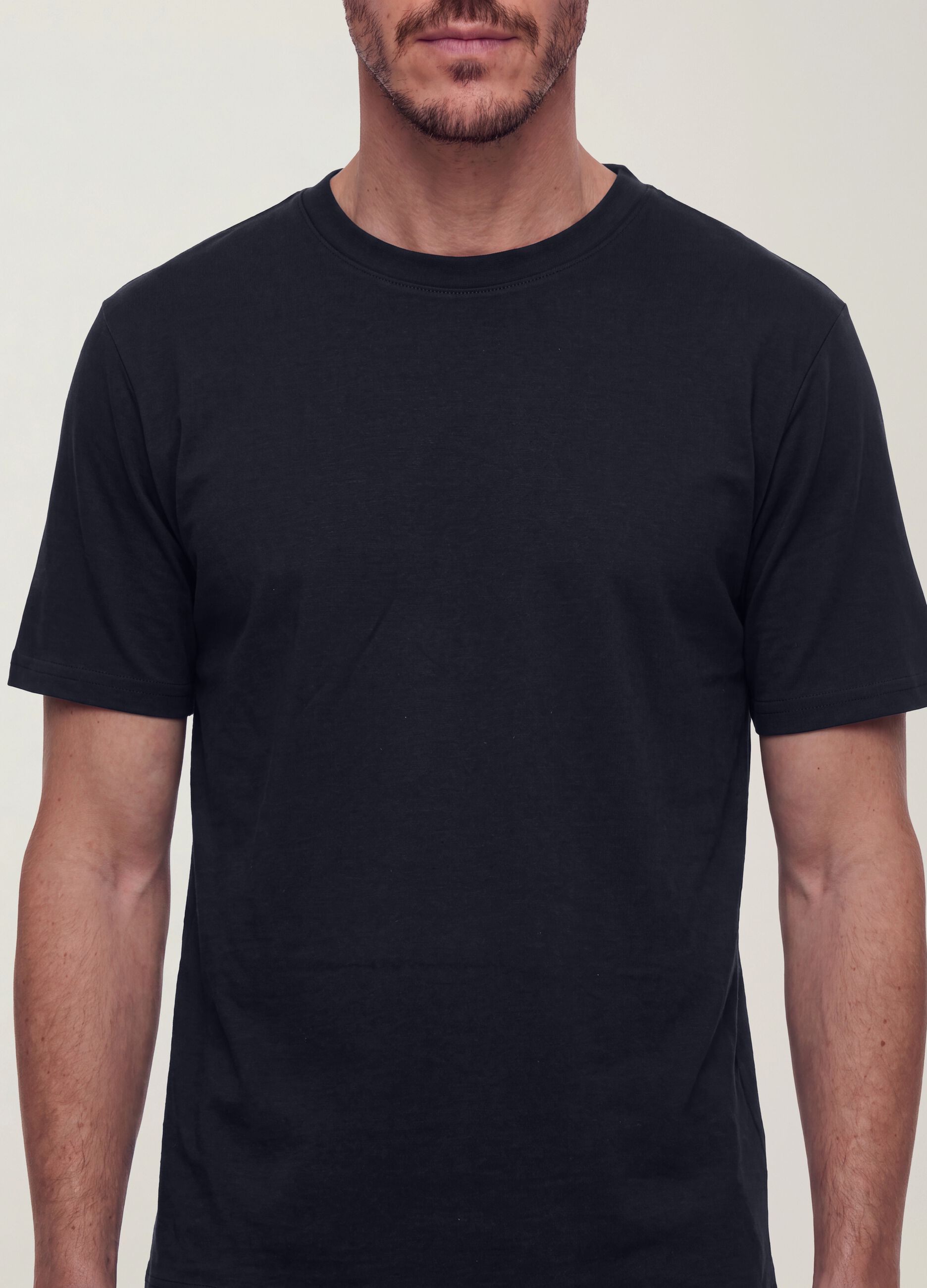The Iconic Tee blue pure cotton short-sleeve relaxed fit T-shirt