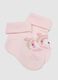 Infant's multicolour cotton-blend socks twin pack with prints_2