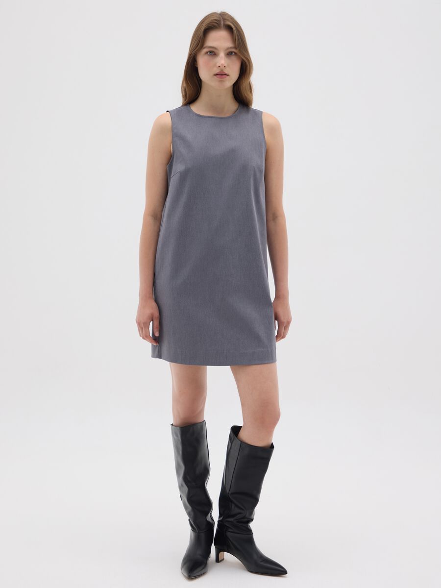 Grey women's dress_0