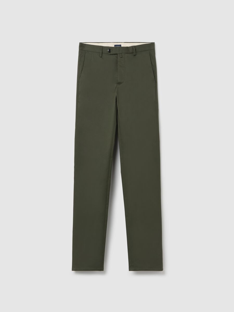 Stretch cotton chino trousers_4