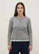 Multicolour pure cotton regular fit jumper with Henley collar_0
