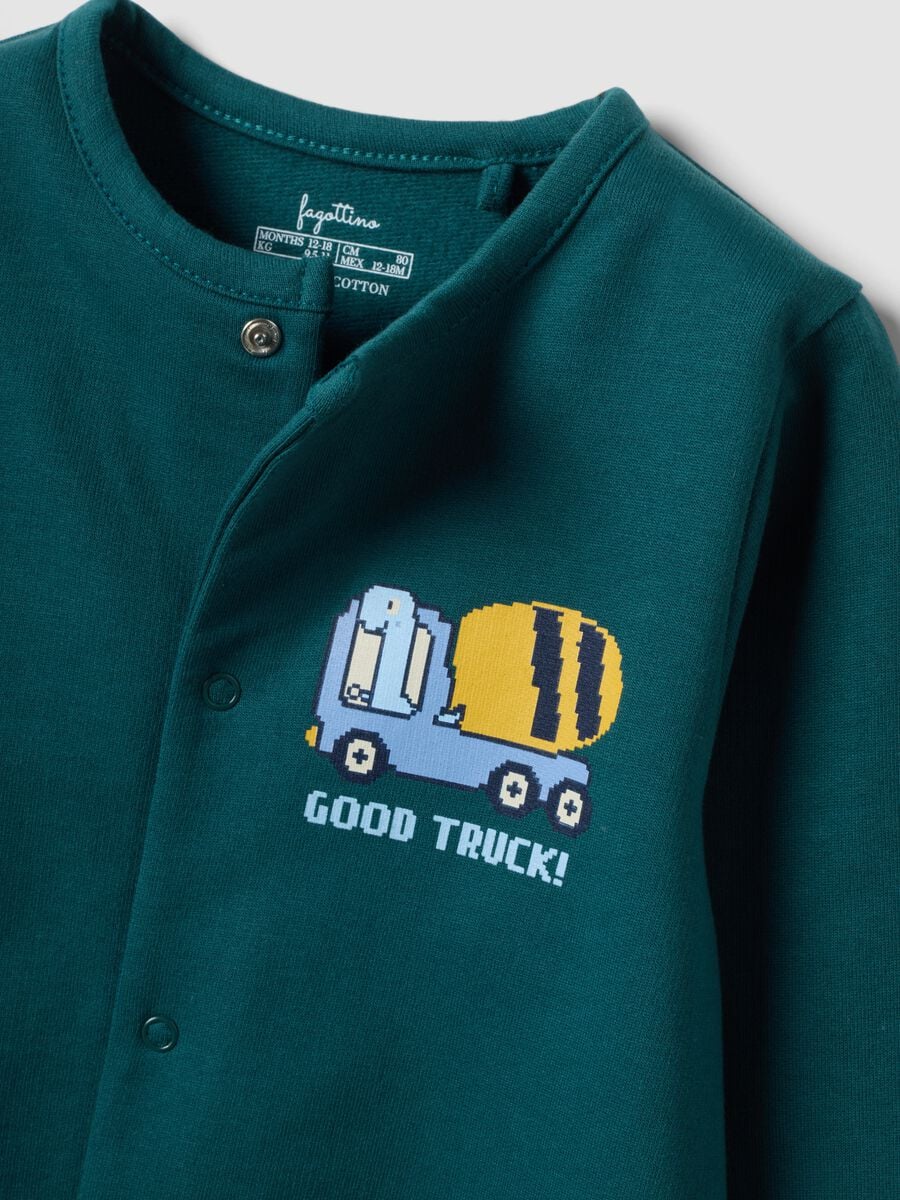 Bipack tutine azzurre e verde in puro cotone organico_2