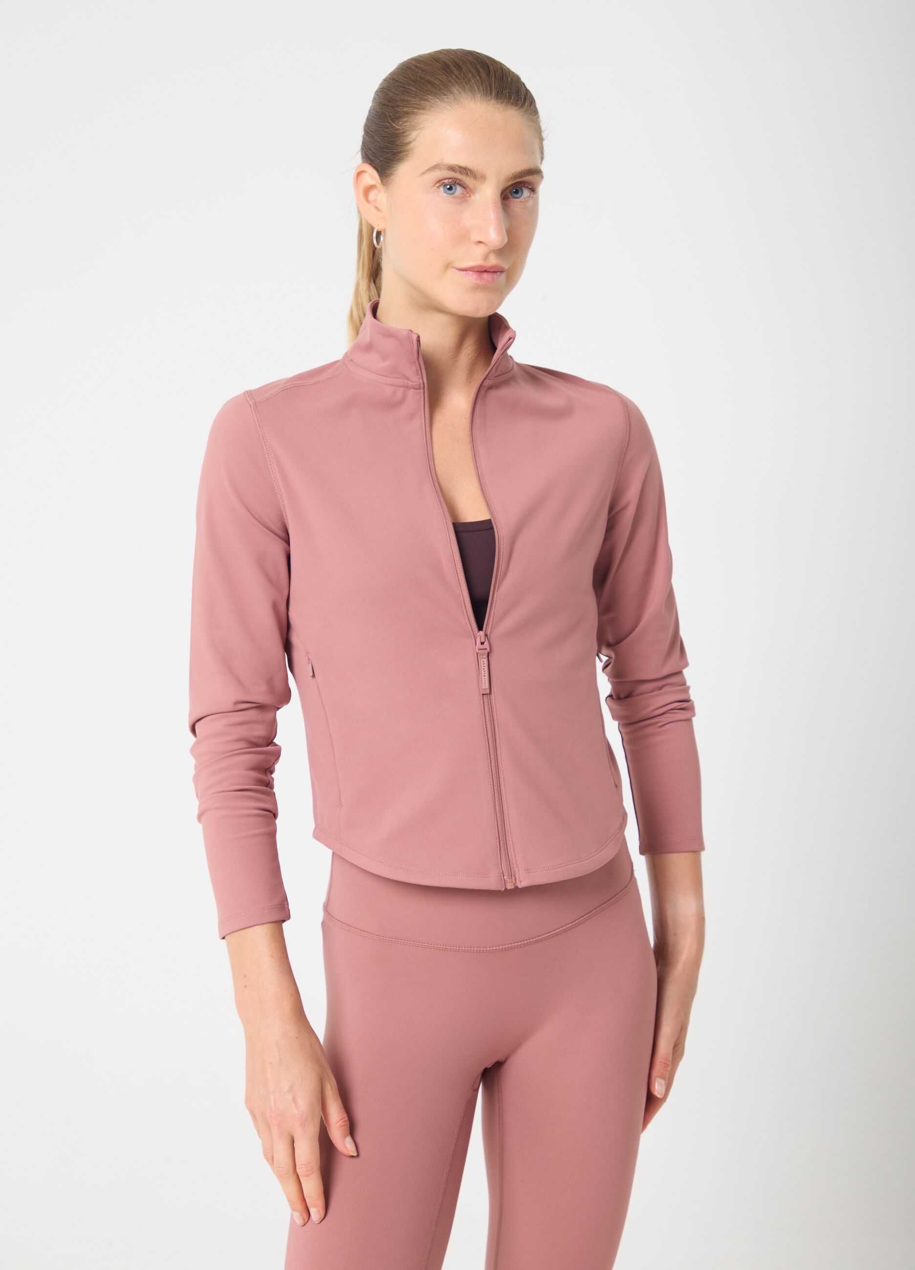 Full-zip Sports Jacket in Stretch Fabric ALTAVIA STUDIO
