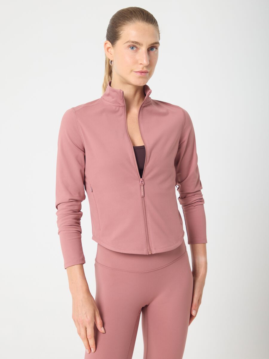 Full-zip Sports Jacket in Stretch Fabric ALTAVIA STUDIO_1