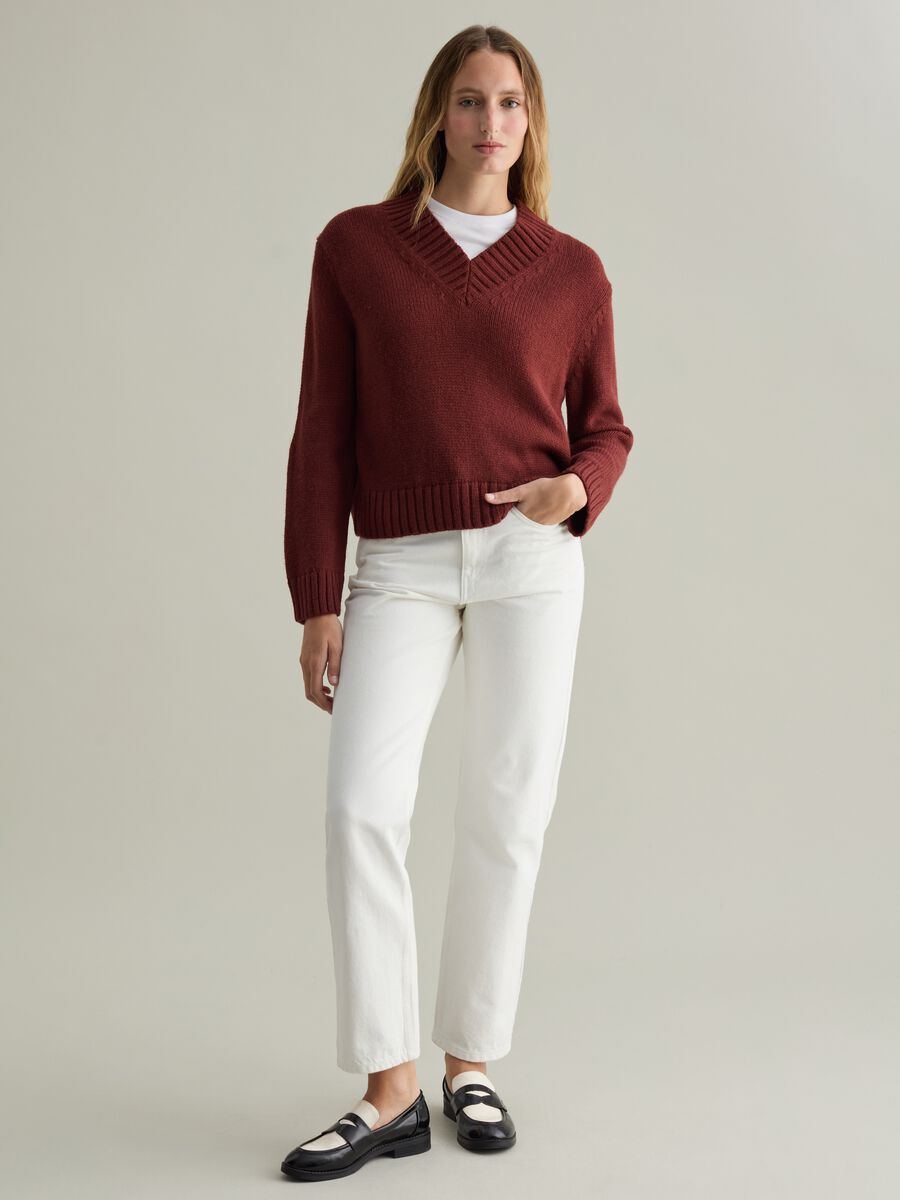 V-neck pullover_1