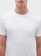 Men's pure cotton white regular fit T-shirt_1