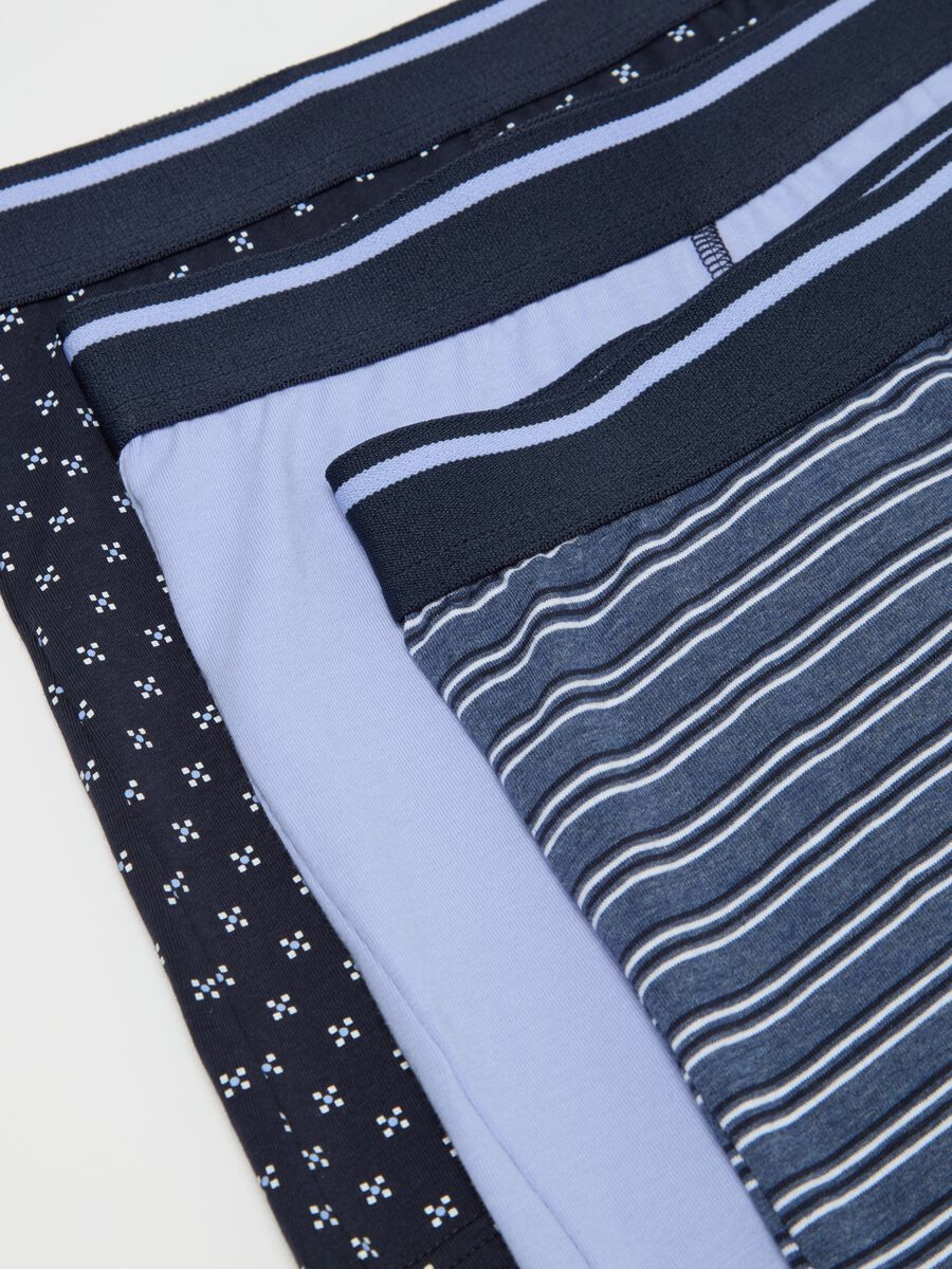 Three-pack midi boxer shorts with striped trim_5