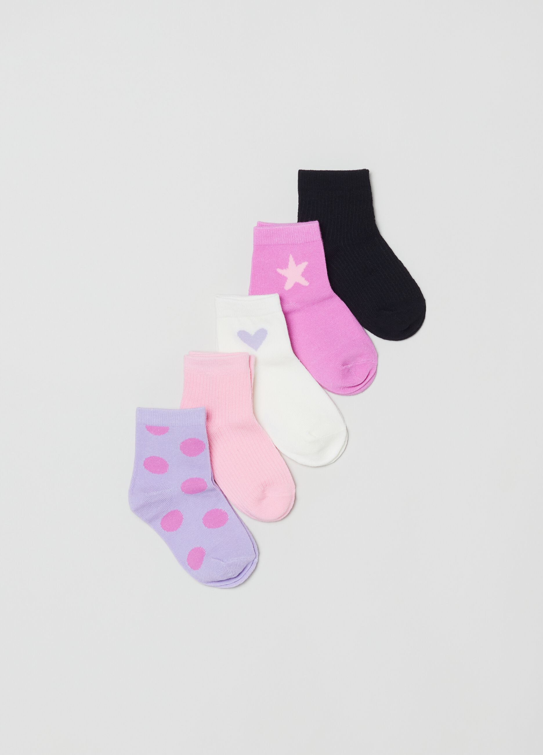 Set cinque calze corte stretch_0