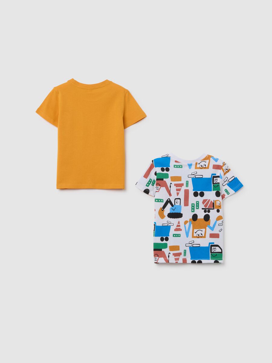 Baby T-shirt in pure cotton multicolour regular fit_1