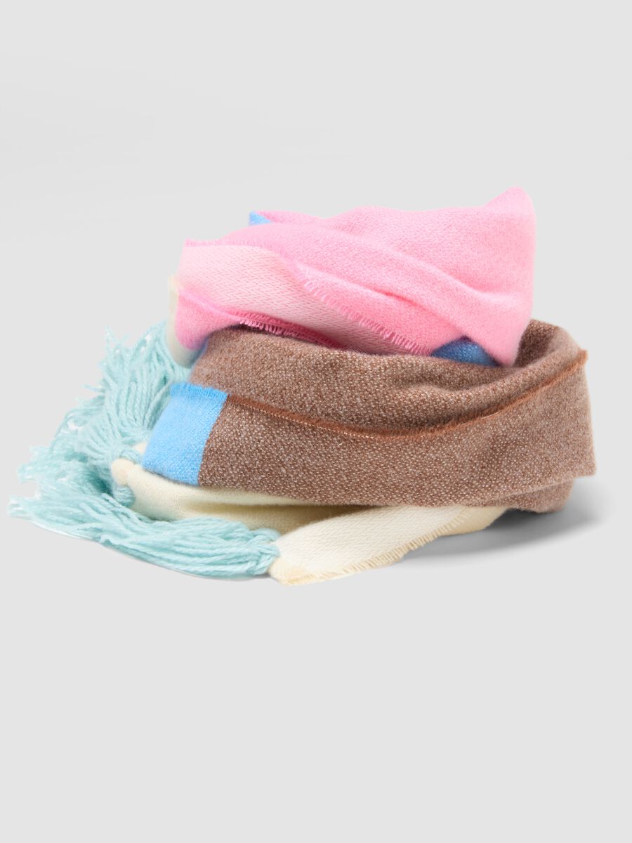 Multicolour fringed scarf_2