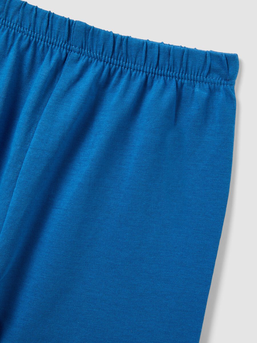 Pigiama in puro cotone multicolor da neonato regular fit con stampe_3