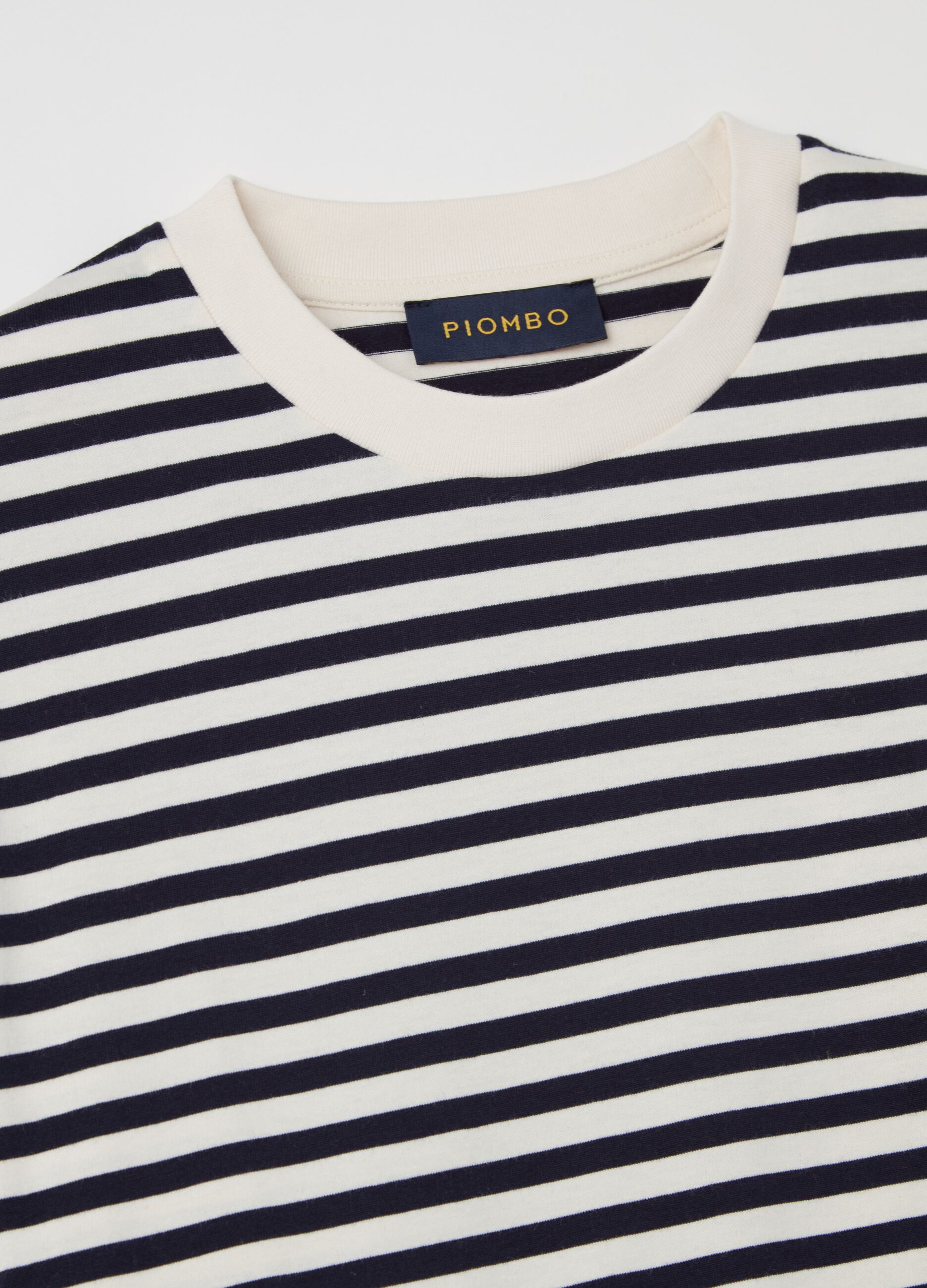 T-shirt boxy fit a righe