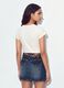 White pure cotton crew-neck T-shirt with heart print_2