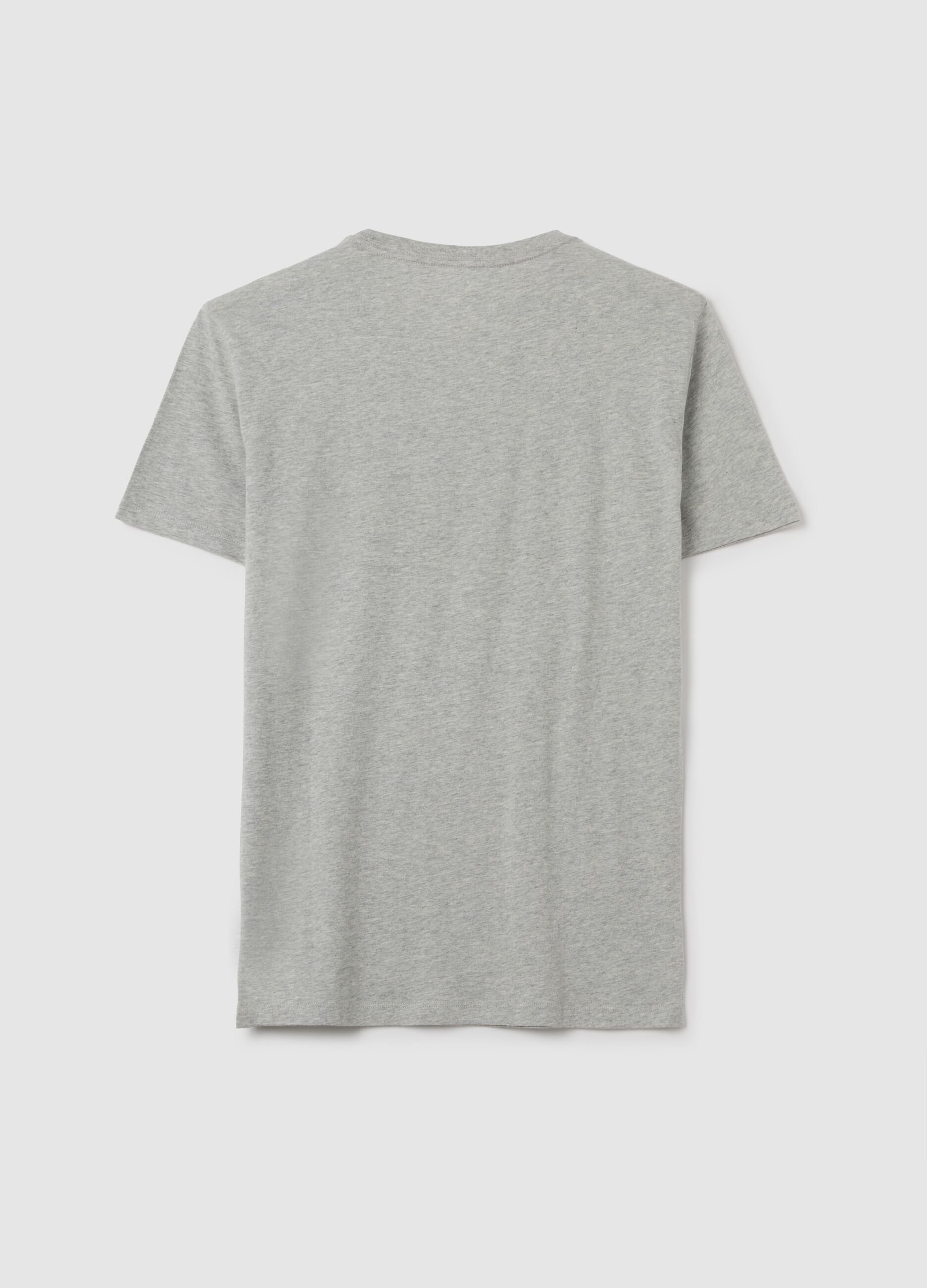 Cotton T-shirt with logo print