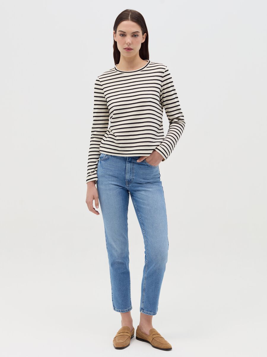 Striped T-shirt with lurex_1