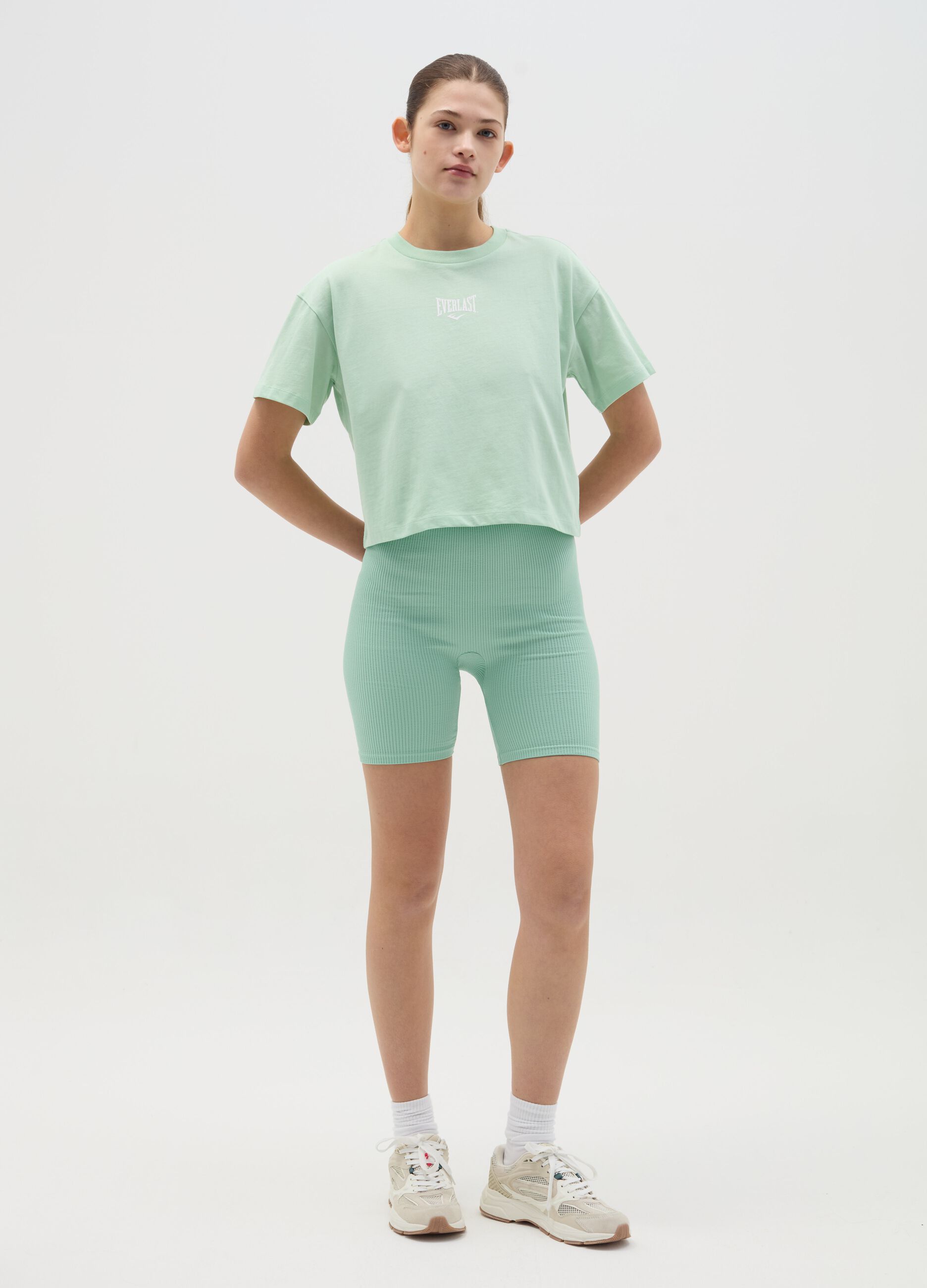 Cotton T-shirt with print