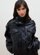 Black viscose-blend jacket with zip_0
